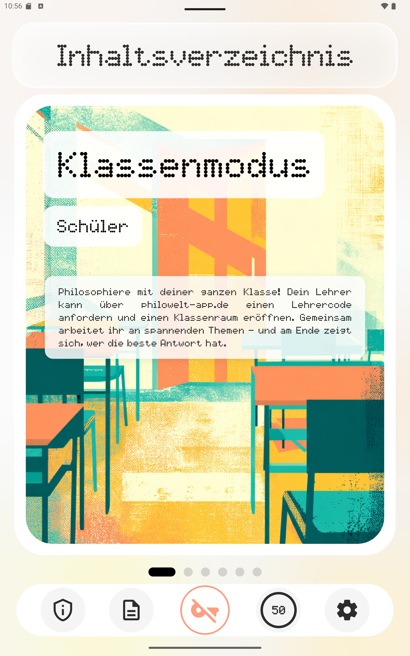 PhiloWelt auf dem Tablet